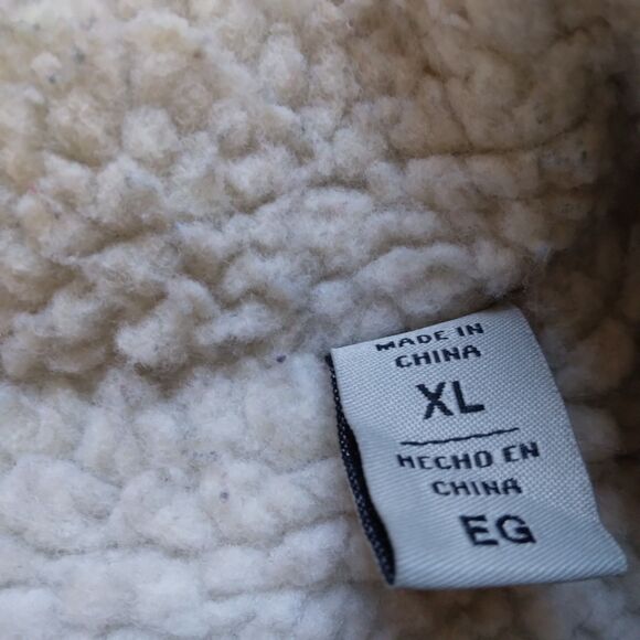 Levi’s Corduroy Trucker Jacket Tan Cotton Sherpa Fleece Lined 90s Y2K Men’s XL - Picture 7 of 16